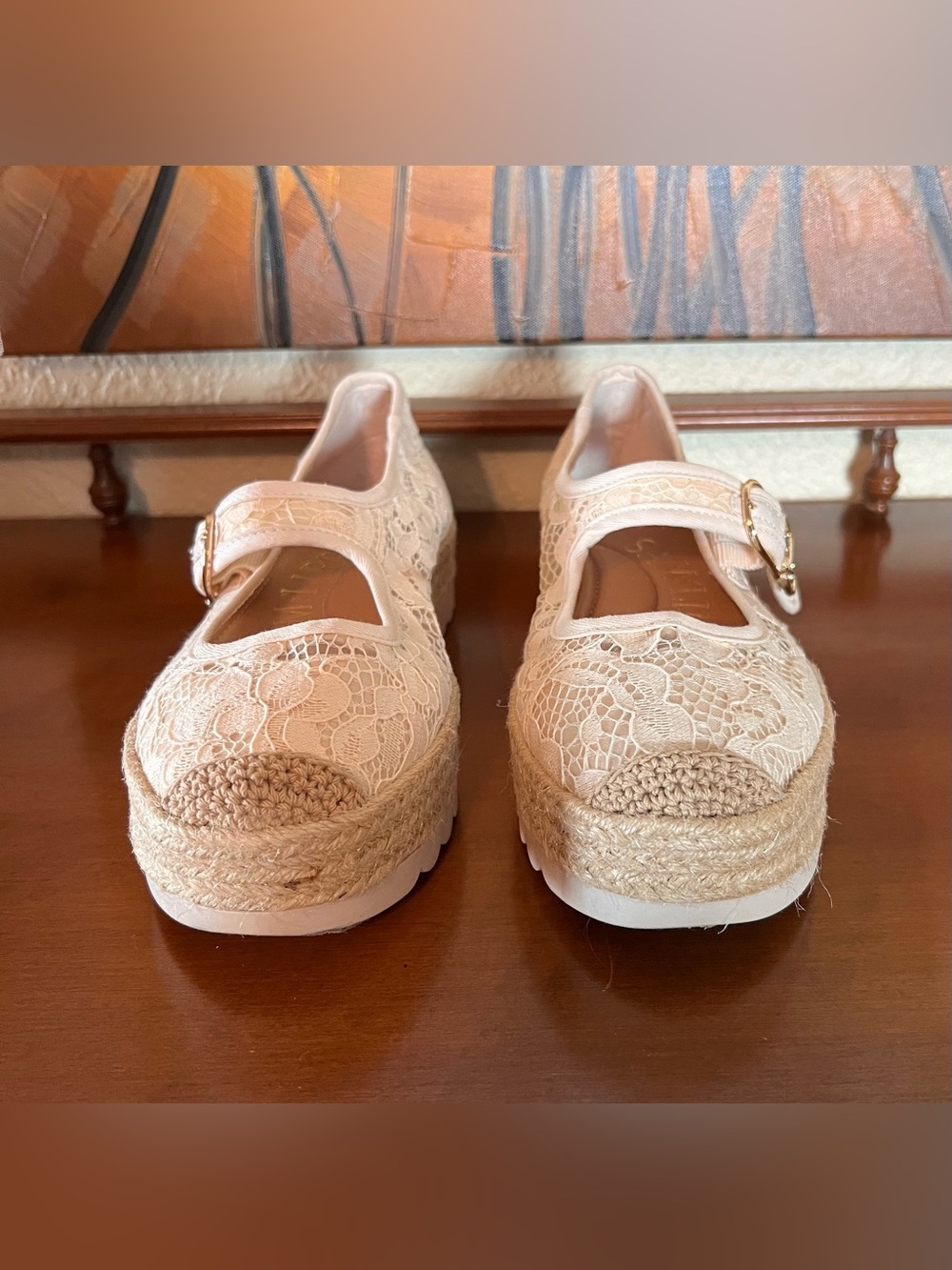 Sam & Libby Isla Espadrille Mary Jane Platform Flats - Picture 2 of 13